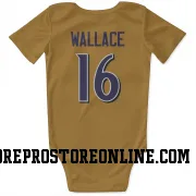 Gold Baltimore Ravens  Tylan Wallace  Newborn & Infant Bodysuit